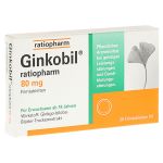 GINKOBIL ratiopharm 80mg (PZN 6680823) из Германии