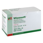 VLIWASOFT Vlieskompressen 7,5x7,5 cm steril 6l. (PZN 8900884) из Германии