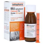 IBU-ratiopharm Fiebersaft für Kinder 20mg/ml (PZN 696266) из Германии