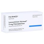 Levocetirizin Fairmed 5mg (PZN 16580778) из Германии