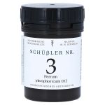 SCHÜSSLER Nr.3 Ferrum phosphoricum D 12 Tabletten (PZN 10990400) из Германии