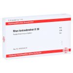 RHUS TOXICODENDRON D 30 Ampullen (PZN 11707955) из Германии