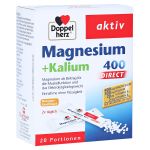 Doppelherz aktiv Magnesium + Kalium 400 Direct (PZN 11101359) из Германии