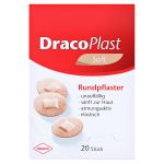 Dracoplast Soft Pflaster 2,2 cm rund hautfarben (PZN 9513563) из Германии