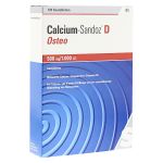 Calcium-Sandoz D Osteo 500mg/1000 I.E. (PZN 11586279) из Германии