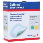 CUTIMED Siltec Sorbact PU-Verb.10x10 cm (PZN 13574412) из Германии