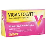 VIGANTOLVIT Vitamin D3 K2 Calcium Filmtabletten (PZN 14371728) из Германии