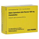 Alpha-Liponsäure AAA-Pharma 600mg (PZN 12415976) из Германии