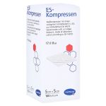 ES-KOMPRESSEN unsteril 5x5 cm 8fach (PZN 13652974) из Германии
