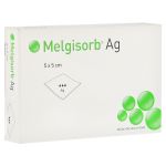 MELGISORB Ag Verband 5x5 cm (PZN 1560824) из Германии