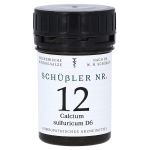 SCHÜSSLER Nr.12 Calcium sulfuricum D 6 Tabletten (PZN 13576888) из Германии