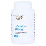 L-CARNITIN 500 mg Kapseln (PZN 1472623) из Германии