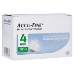 ACCU FINE sterile Nadeln f.Insulinpens 4 mm 32 G (PZN 12772535) из Германии