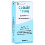 Cetixin 10mg (PZN 4704910) из Германии