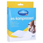 ES-KOMPRESSEN steril 10x10 cm 8fach 17fädig (PZN 16875901) из Германии