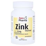 ZINK CHELAT 15 mg in magensaftresist.veg.Kaps. (PZN 13427987) из Германии