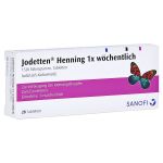 Jodetten Henning 1x wöchentlich 1530 Mikrogramm (PZN 271006) из Германии