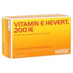 VITAMIN E HEVERT 200 I.E. Weichkapseln (PZN 15865390) из Германии