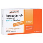Paracetamol-ratiopharm 1000mg (PZN 3953611) из Германии