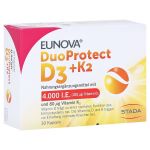 Eunova Duoprotect D3+k2 4000 I.E./80 µg Kapseln (PZN 14133555) из Германии