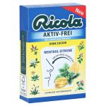 RICOLA AKTIV-FREI o.Z.Menthol-Zitrone Bonbons (PZN 16623039) из Германии