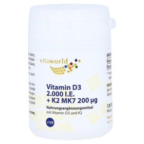 VITAMIN D3+K2 2.000 I.E./200 µg Tabletten – PZN 14444947 (PZN 14444947) из Германии