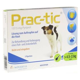 PRAC tic f.kleine Hunde 4,5-11 kg Einzeldosispip. – PZN 3985806 (PZN 3985806) из Германии
