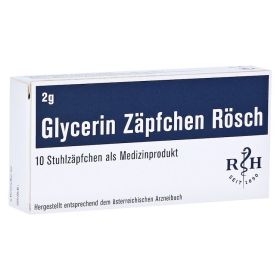 GLYCERIN ZÄPFCHEN Rösch 2 g gegen Verstopfung – PZN 13889328 (PZN 13889328) из Германии