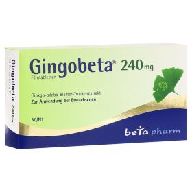 Gingobeta 240mg – PZN 12461692 (PZN 12461692) из Германии