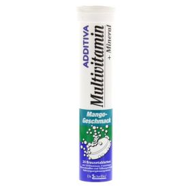 ADDITIVA Multivit.+Mineral Mango R Brausetabletten – PZN 10060196 (PZN 10060196) из Германии