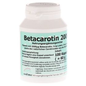 BETA CAROTIN 2000 Kapseln – PZN 4389963 (PZN 4389963) из Германии