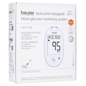 BEURER GL44 Blutzuckermessgerät mg/dl weiß – PZN 8599522 (PZN 8599522) из Германии