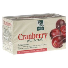 CRANBERRY ACEROLA Baders Filterbeutel – PZN 6919307 (PZN 6919307) из Германии