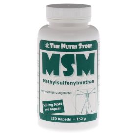 MSM 500 mg Methylsulfonylmethan Kapseln – PZN 5987815 (PZN 5987815) из Германии