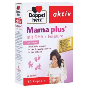 DOPPELHERZ Mama plus mit DHA+Folsäure Kapseln – PZN 15821056 (PZN 15821056) из Германии