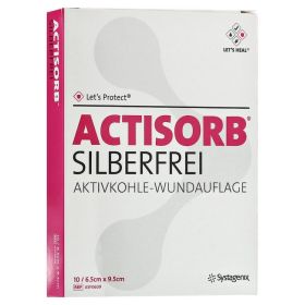 ACTISORB SILBERFREI 6,5x9,5 cm Kompressen – PZN 10020340 (PZN 10020340) из Германии