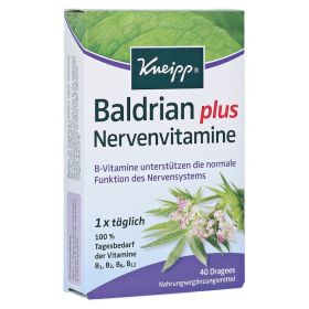 KNEIPP Baldrian plus Nervenvitamine Dragees – PZN 7798751 (PZN 7798751) из Германии
