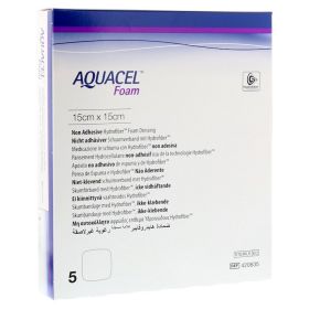 AQUACEL Foam nicht adhäsiv 15x15 cm Verband – PZN 8999807 (PZN 8999807) из Германии
