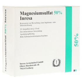 Magnesiumsulfat 50% Inresa – PZN 6417439 (PZN 6417439) из Германии