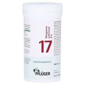 BIOCHEMIE Pflüger 17 Manganum sulfuricum D 6 Tabl. – PZN 6322377 (PZN 6322377) из Германии