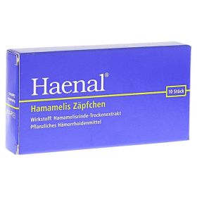 Haenal Hamamelis Zäpfchen – PZN 295567 (PZN 295567) из Германии