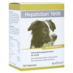 HEPATOSAN 1600 Ergänzungsfutterm.Tab.f.Hund/Katze – PZN 13501063 (PZN 13501063) из Германии