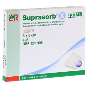 SUPRASORB X+PHMB HydroBalance Wundverb.5x5 cm – PZN 7402380 (PZN 7402380) из Германии