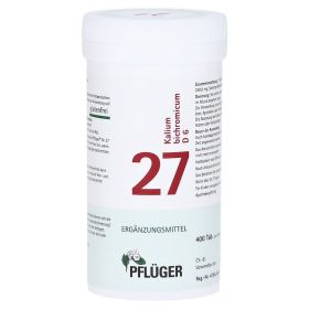 BIOCHEMIE Pflüger 27 Kalium bichromicum D 6 Tabl. – PZN 5919268 (PZN 5919268) из Германии