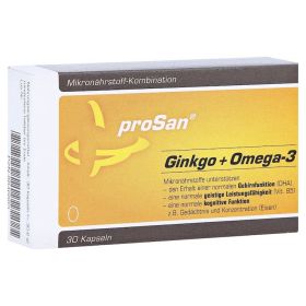 PROSAN Ginkgo+Omega-3 Kapseln – PZN 8846883 (PZN 8846883) из Германии