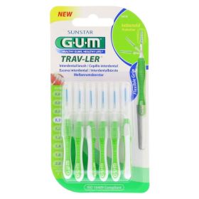 GUM TRAV-LER 1,1mm Tanne grün Interdental+6Kappen – PZN 9714391 (PZN 9714391) из Германии