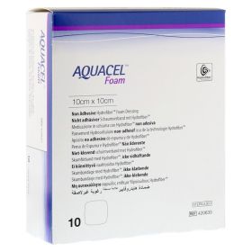AQUACEL Foam nicht adhäsiv 10x10 cm Verband – PZN 8999799 (PZN 8999799) из Германии