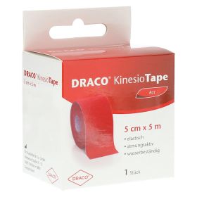 DRACO KINESIOTAPE 5 cmx5 m rot – PZN 10330164 (PZN 10330164) из Германии