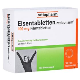 Eisentabletten-ratiopharm 100mg – PZN 6958543 (PZN 6958543) из Германии
