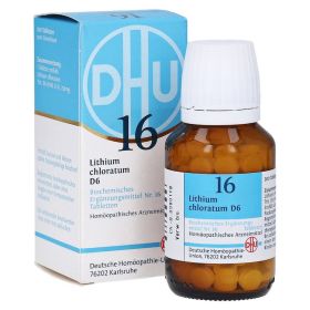 BIOCHEMIE DHU 16 Lithium chloratum D 6 Tabletten – PZN 2581188 (PZN 2581188) из Германии